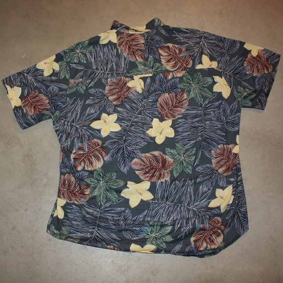 Chaps Ralph Lauren Hawaiian Button Shirt - Picture 8 of 9